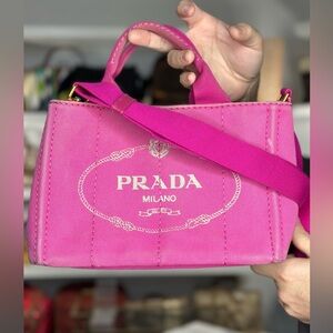 PRADA PINK 2 WAY BAG
